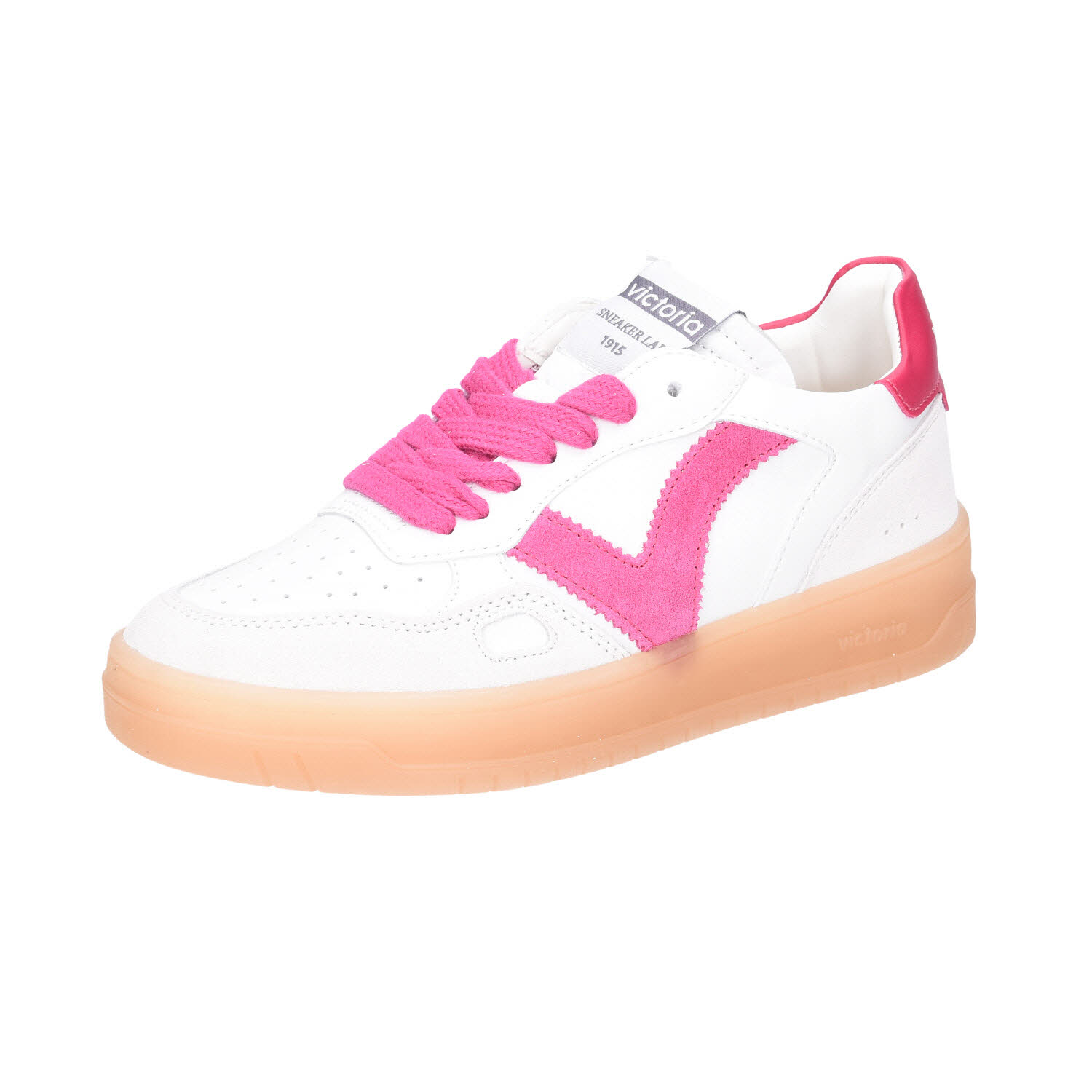 victoria Sneaker Fucsia weiß