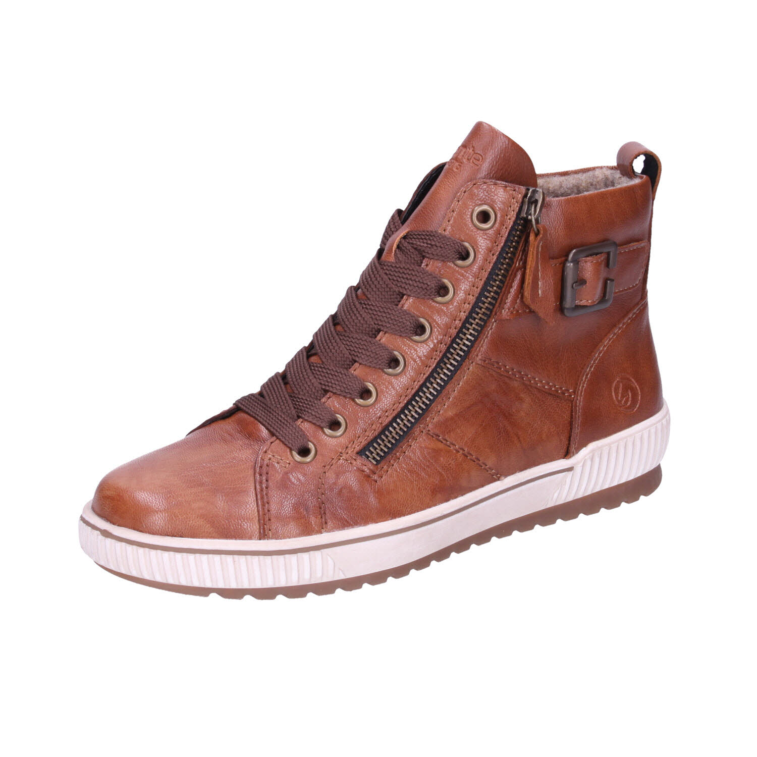 Remonte Boot Samtvelour Tex Weite G braun Weite G