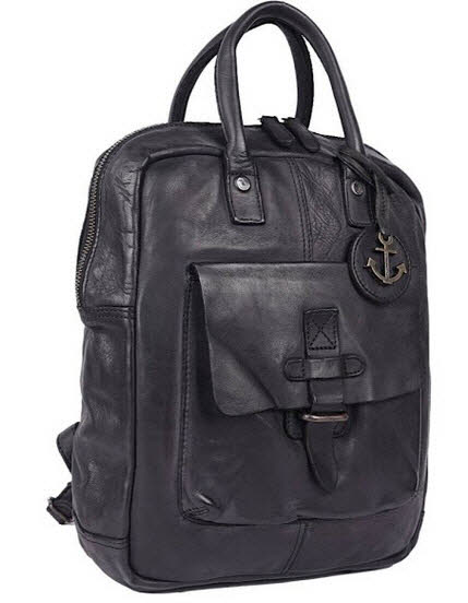 Harbour 2nd Quinn Rucksack Dark Ash schwarz
