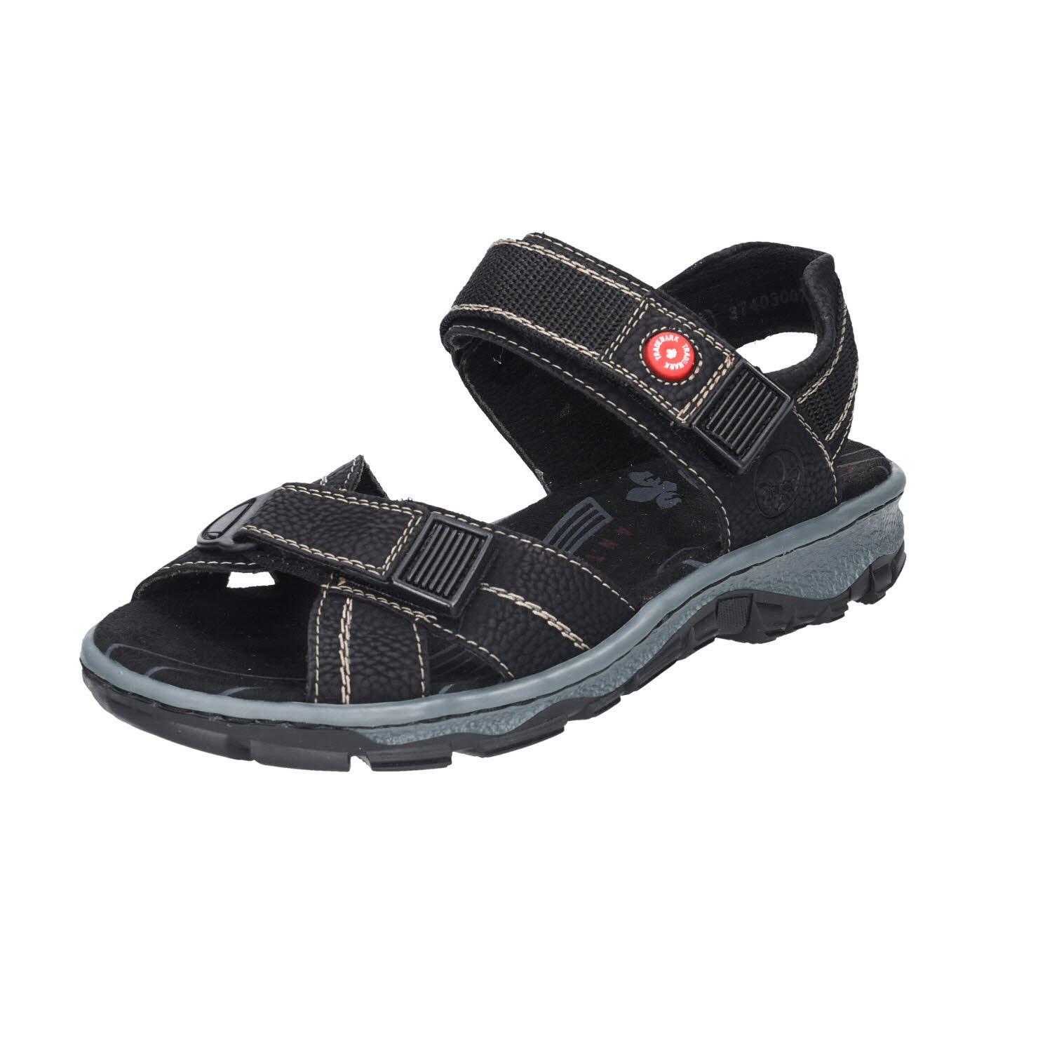 Rieker Trekking-Sandale Black schwarz Weite F