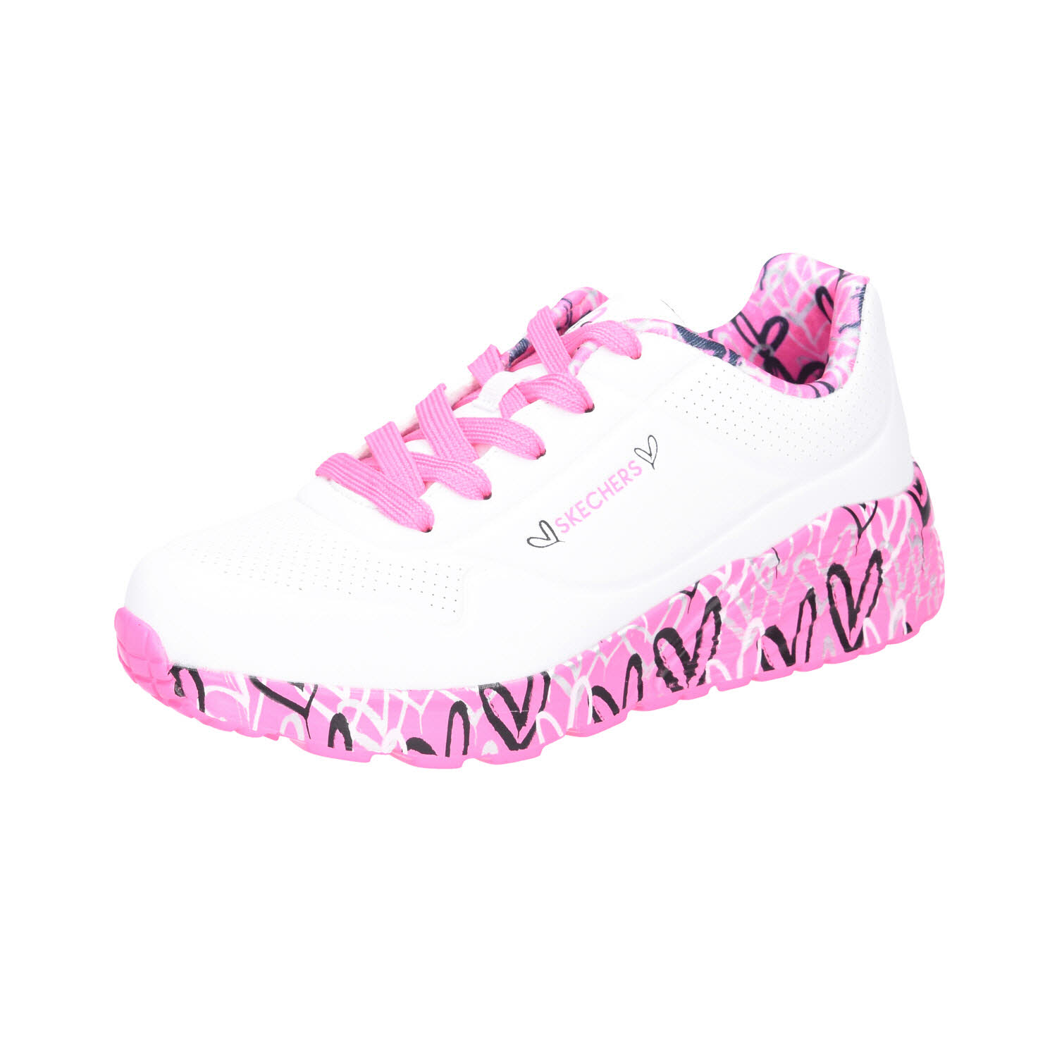 Skechers X Goldcrown Uno Lite Love weiß