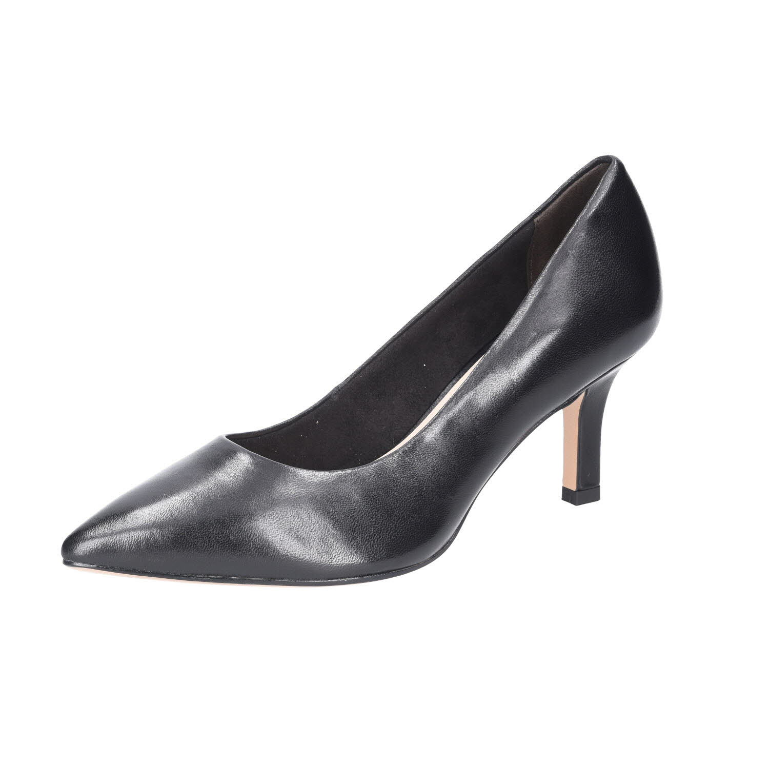 Tamaris Classic Pumps Leder Black schwarz