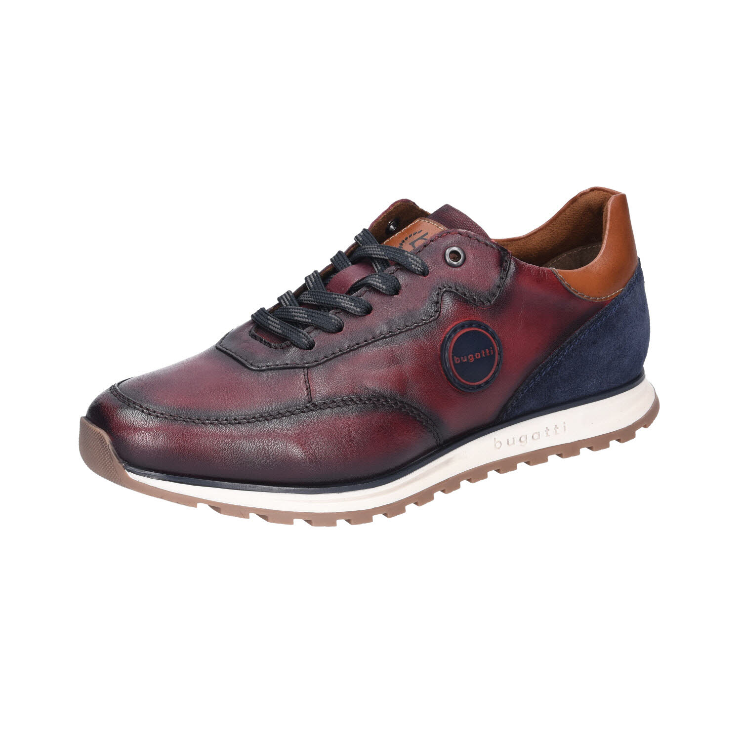 Bugatti Leder Sneaker rot