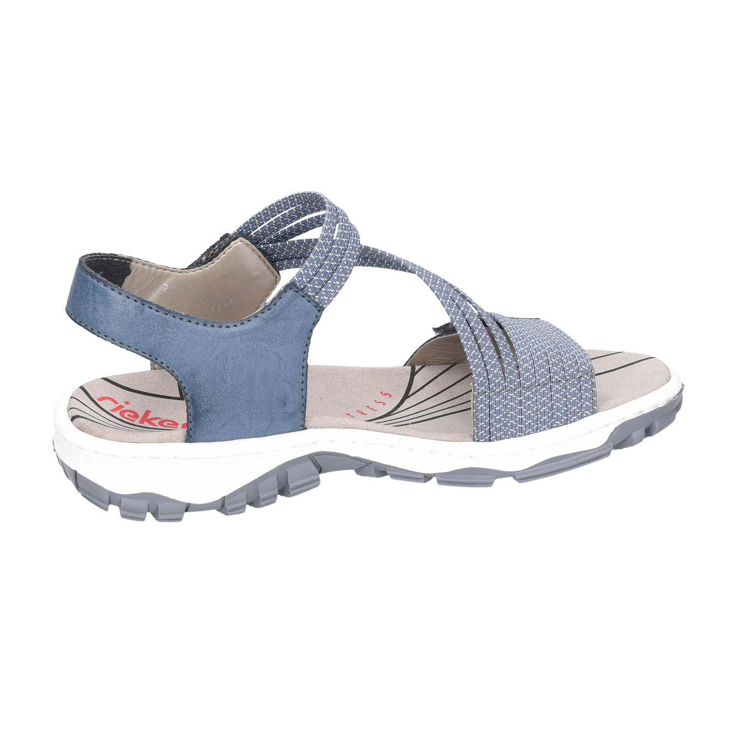 Rieker Sandale Klett Royal/Jeans blau Weite F Bild 4
