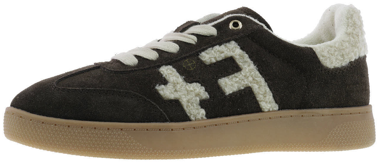 piece of mind Sneaker Dark Brown Suede braun