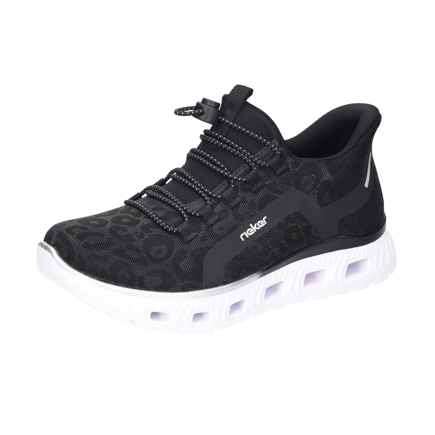 Rieker Ready 2 go Sneaker Black schwarz Weite G