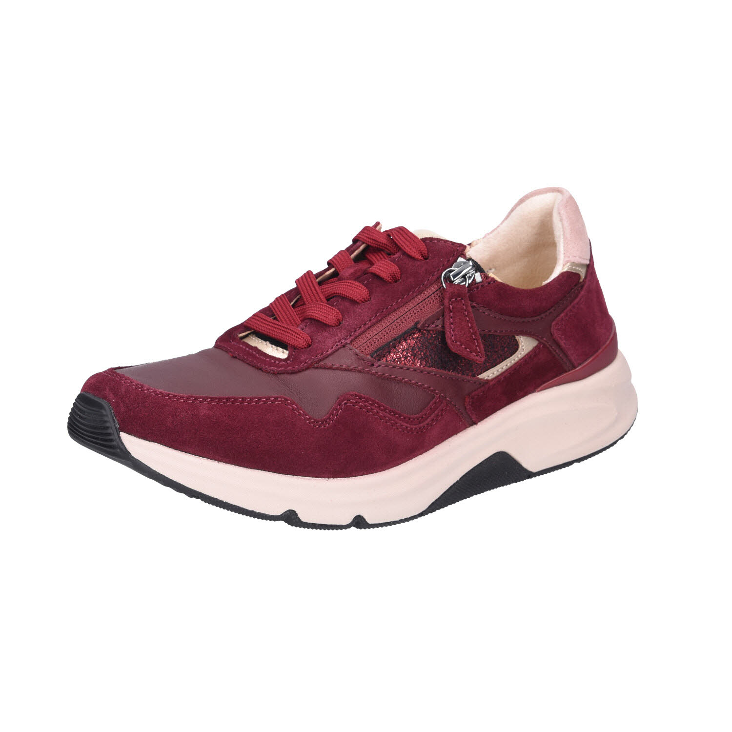 Rolling Soft Sneaker Merlot Kombi rot