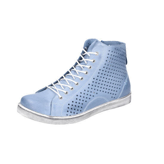 Andrea Conti High Sneaker blau