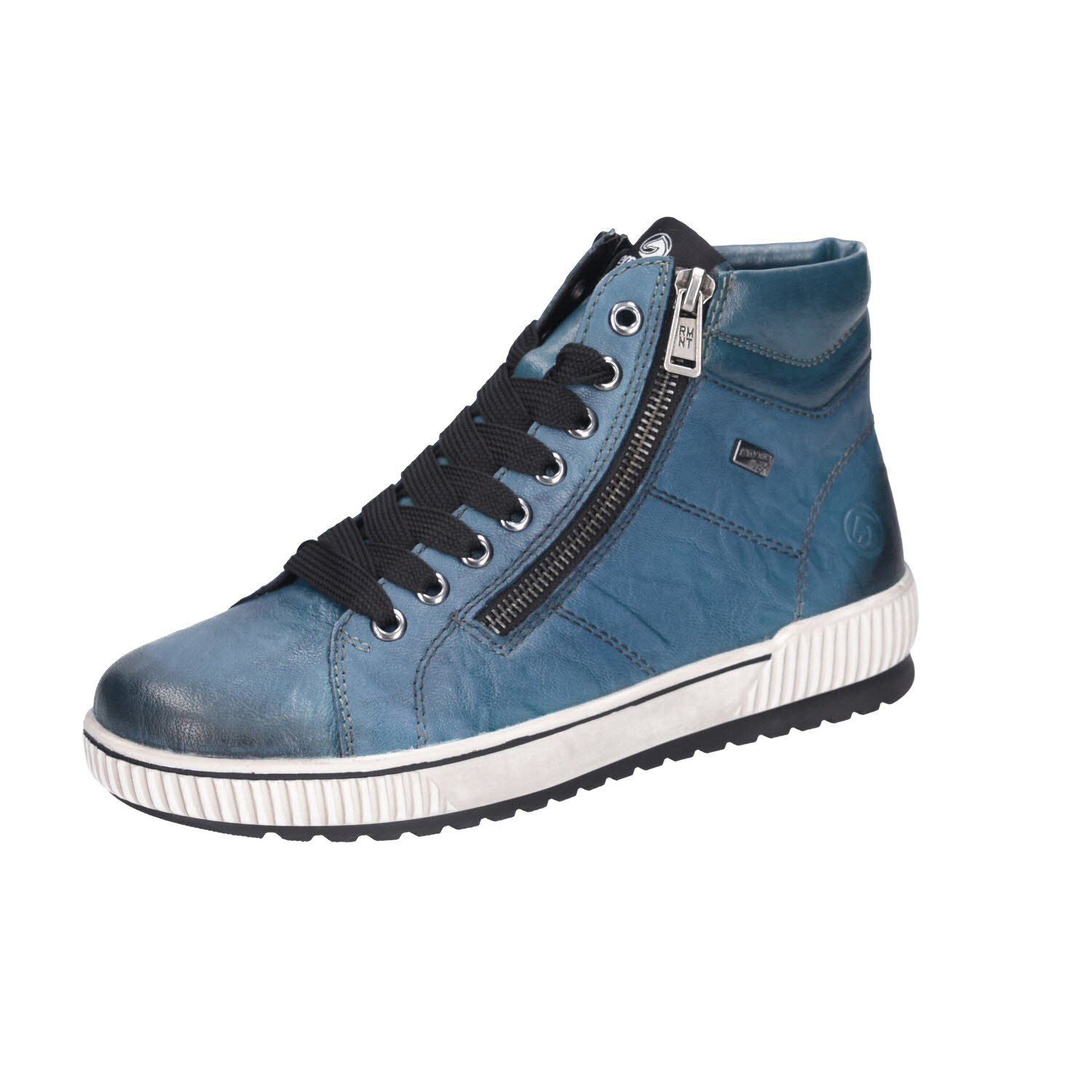 Remonte sporticher Boot Tex Velourfutter blau Weite G