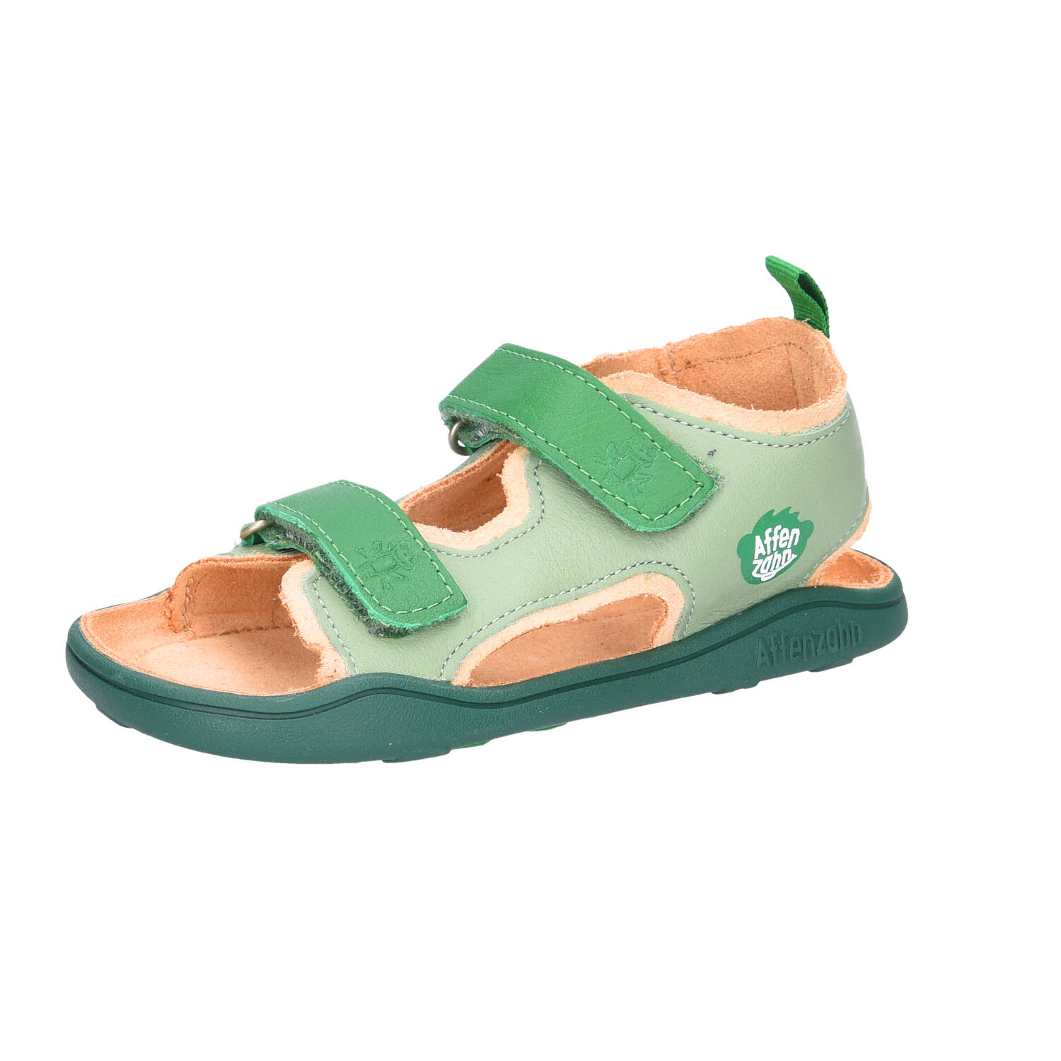 Affenzahn Sandale Leder Airy Frosch grün