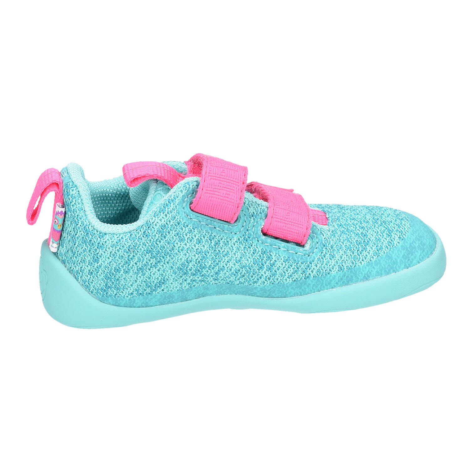 Affenzahn Sneaker Knit Happy Owl Barfuss Turquoise grün Bild 4