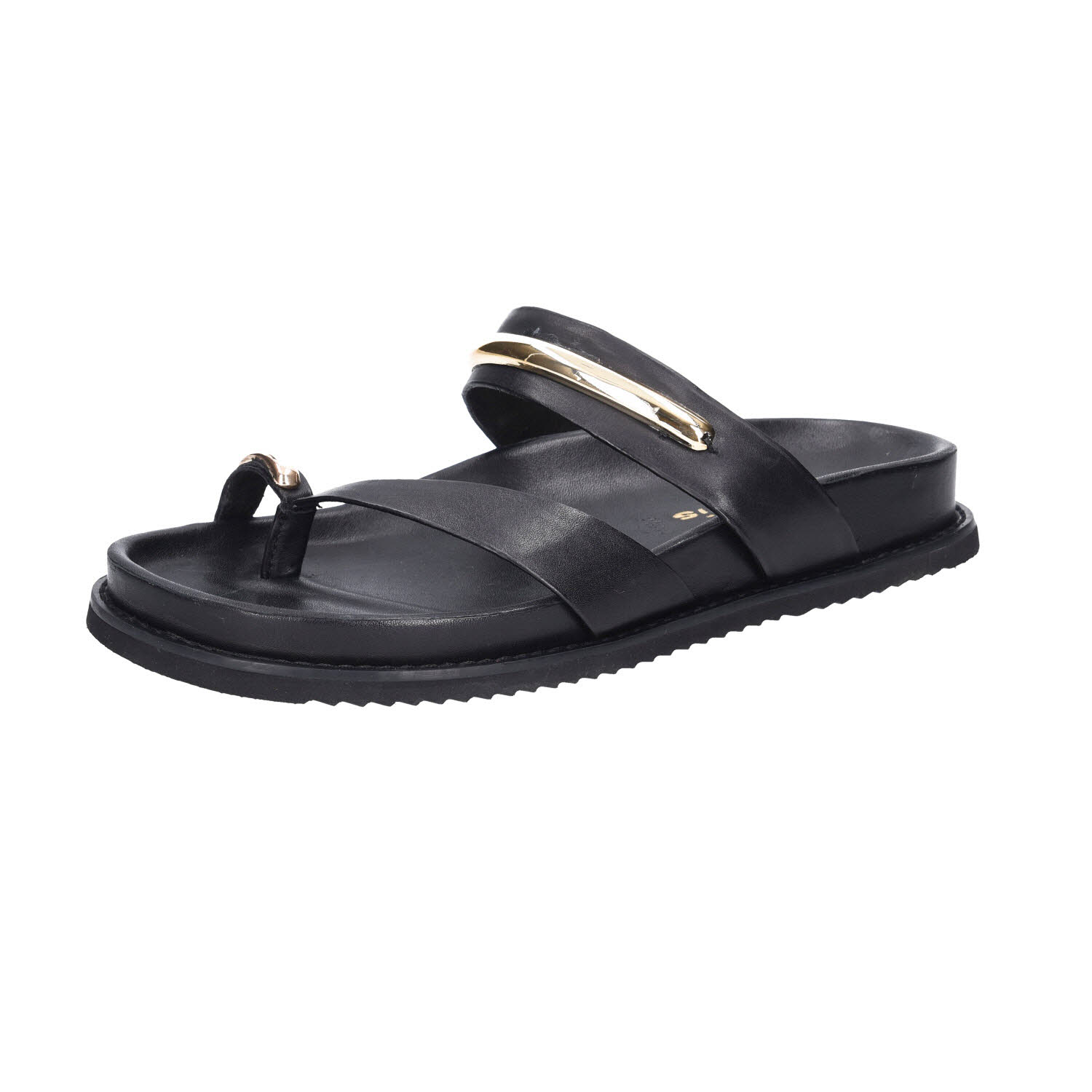 Tamaris Pantolette Black Leder schwarz