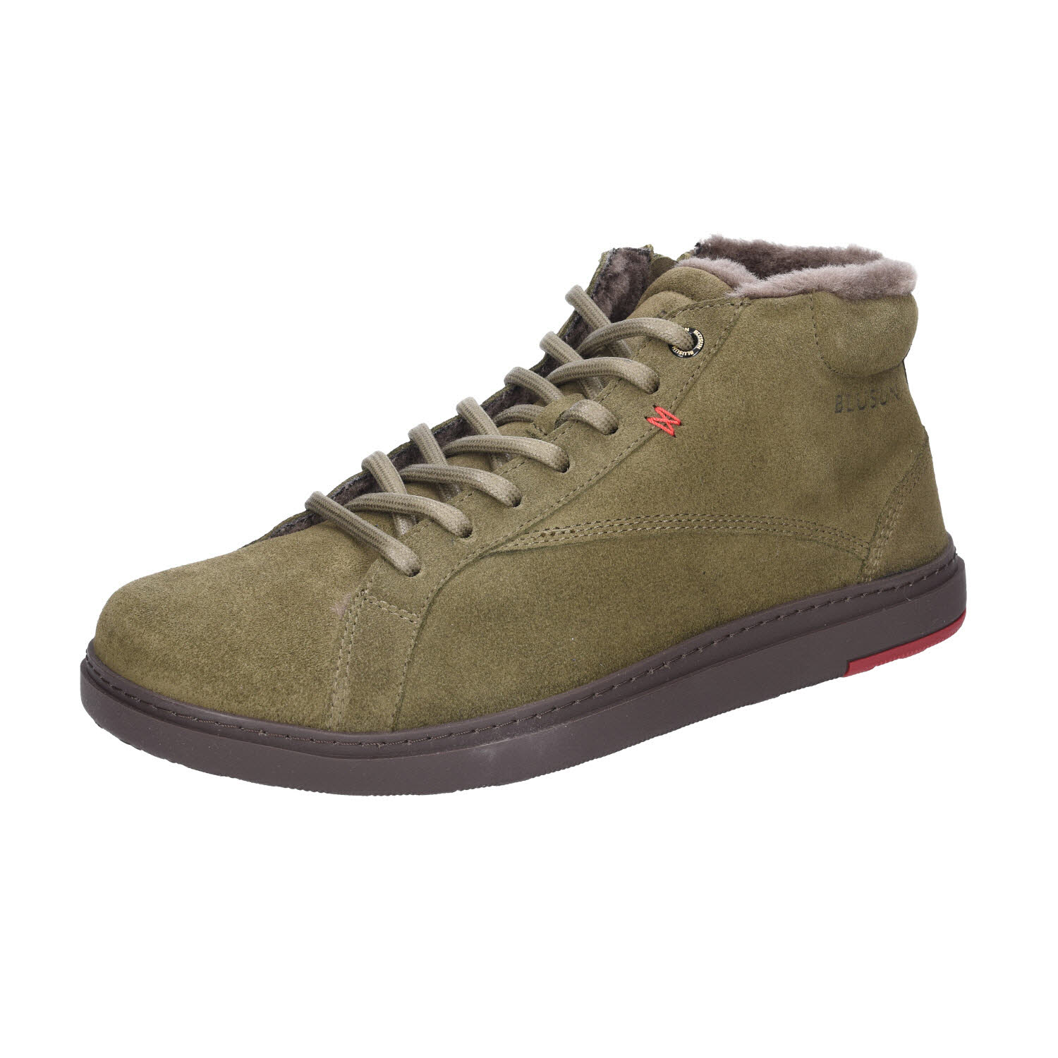 Blusun BLSN-030W Olive Leder/Wolle grün