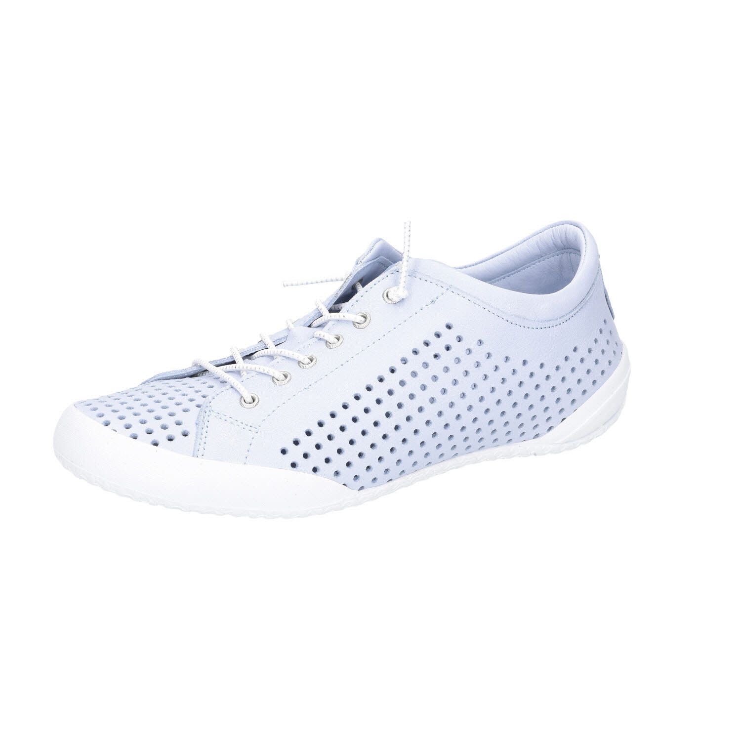 Andrea Conti Leder Sneaker gelocht blau