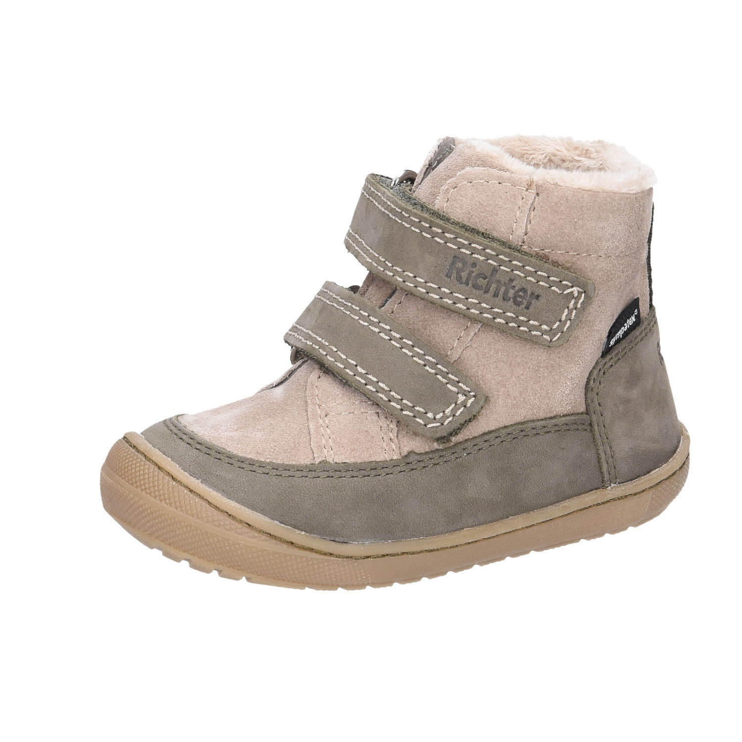 Richter Kinderschuhe Laufler Mid Cut Sympatex Yerba Crepe beige WMS-Mittel