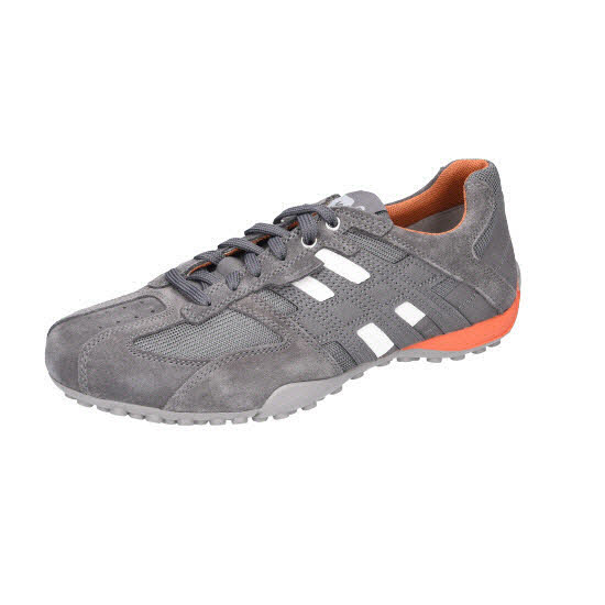 Geox Snake LT Suede Mesh Grey grau