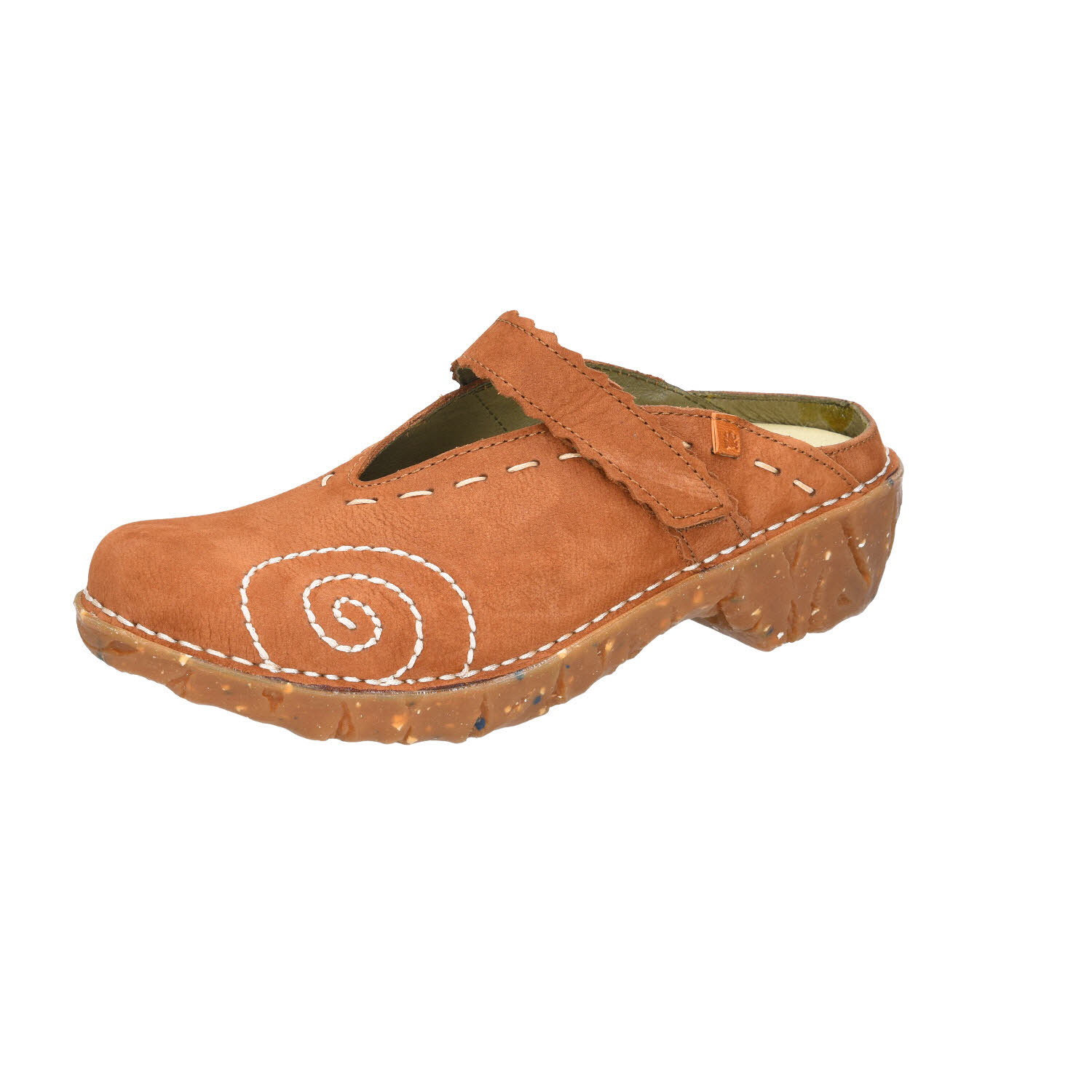El Naturalista Plasant Wood Clog braun