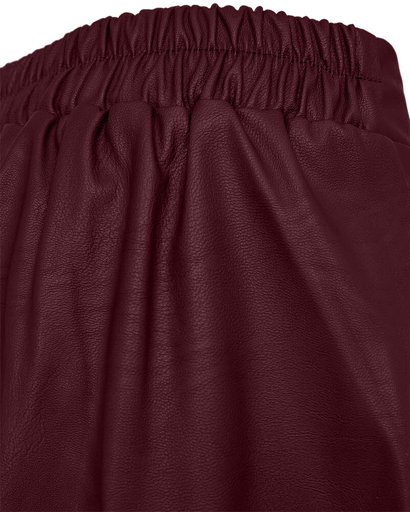 FREE/QUENT Harley Skirt Faux Leather Port Royale rot Bild 3