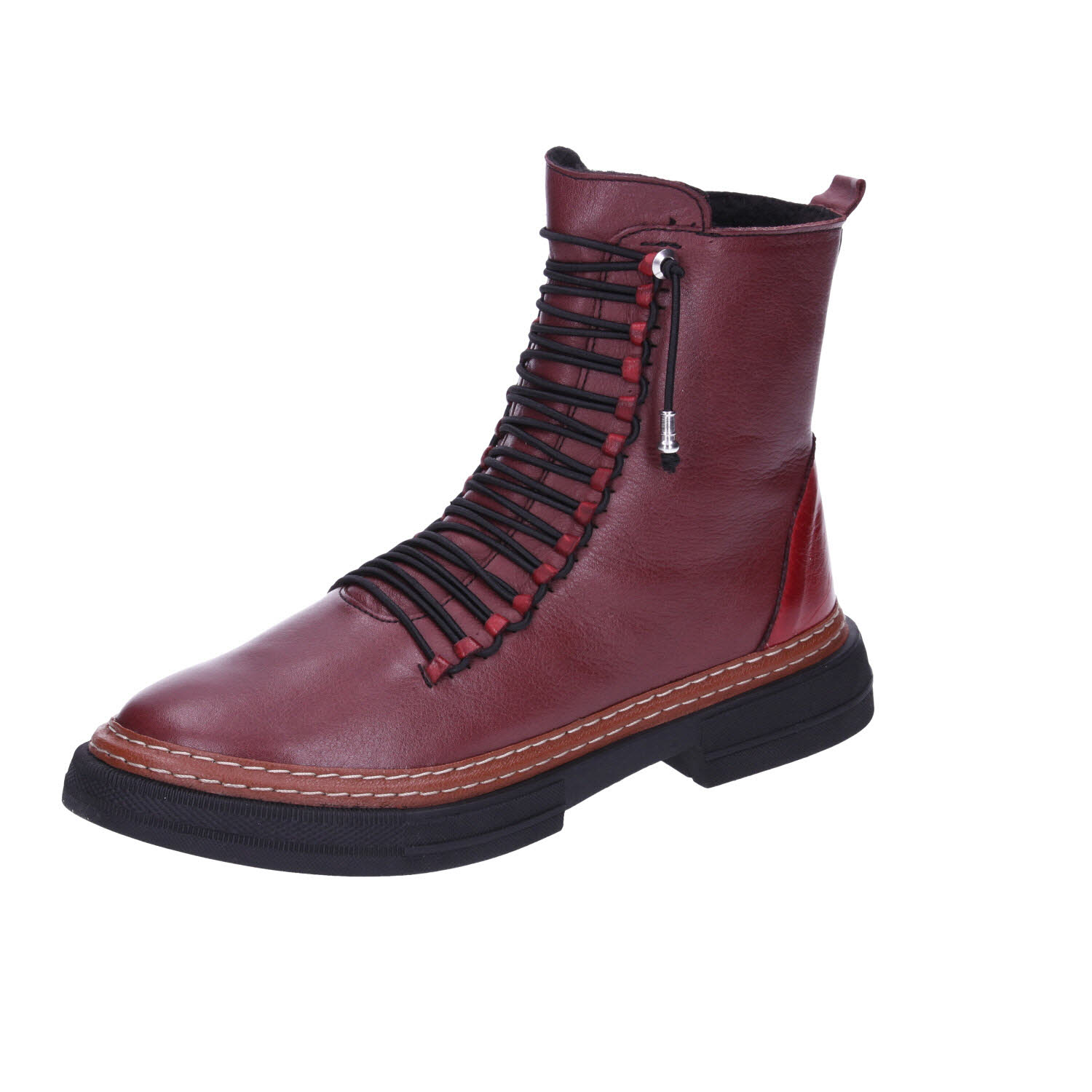 Gemini Anilina Boots Bordo/Braun rot Weite G