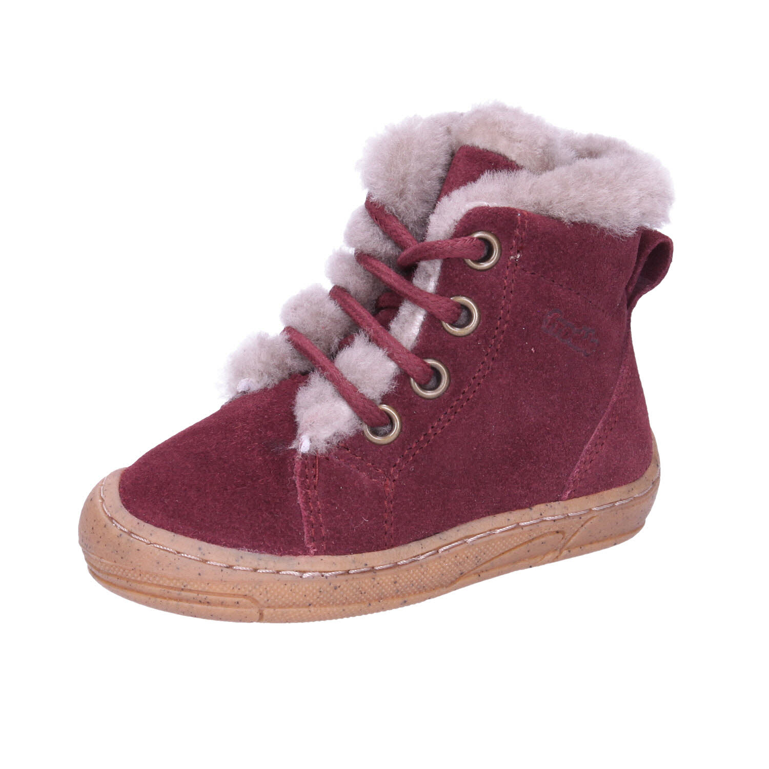 Froddo Minni Suede Laces Lammfell Bordeaux rot