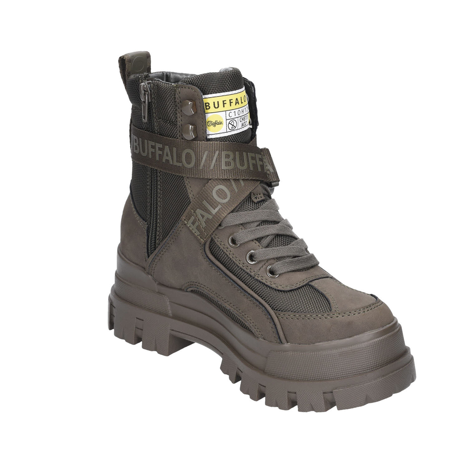 Buffalo ASPHA COM1 LACEUP MID - VEGAN,KHAKI grün Bild 22