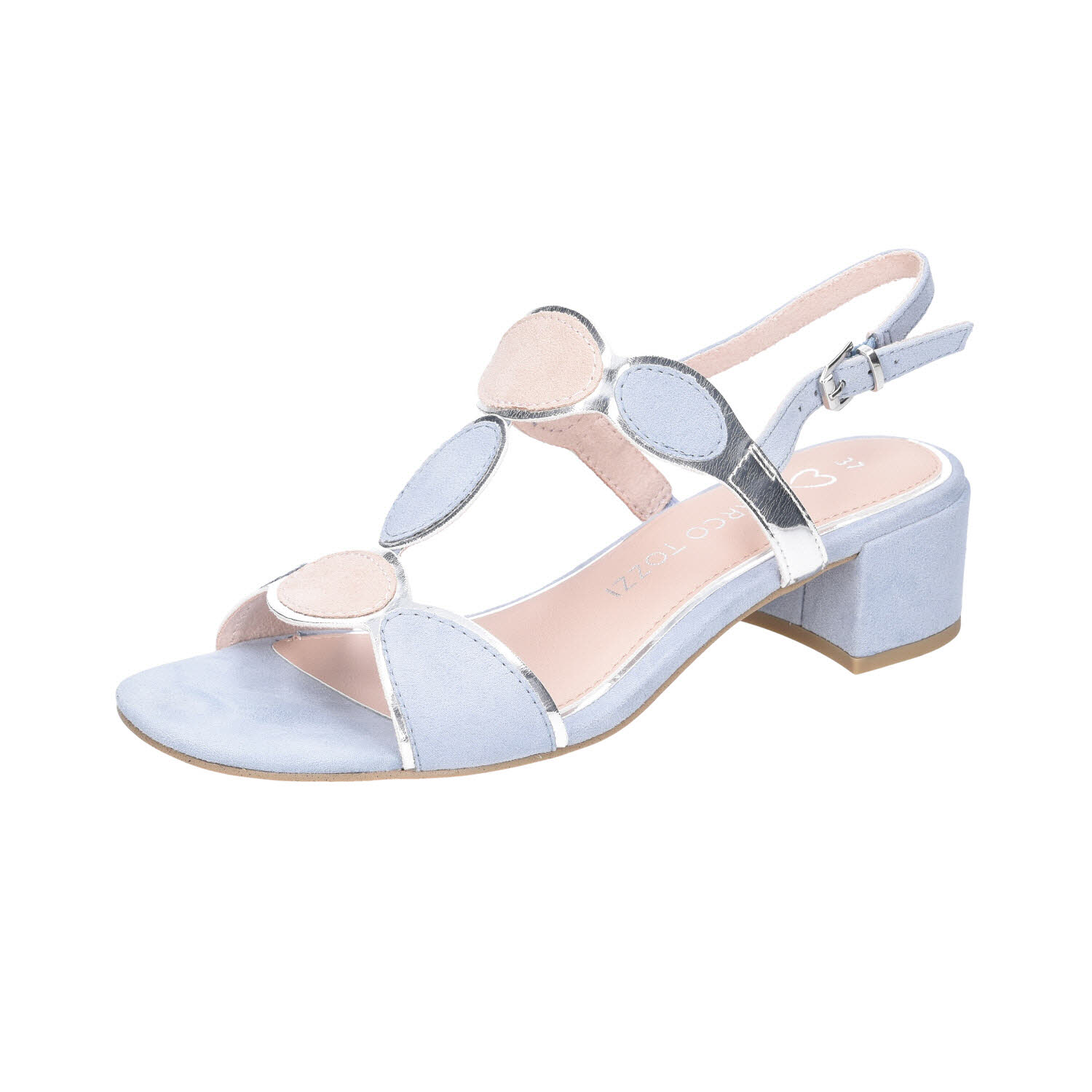 Marco Tozzi Hecho Sandalette Vegan blau