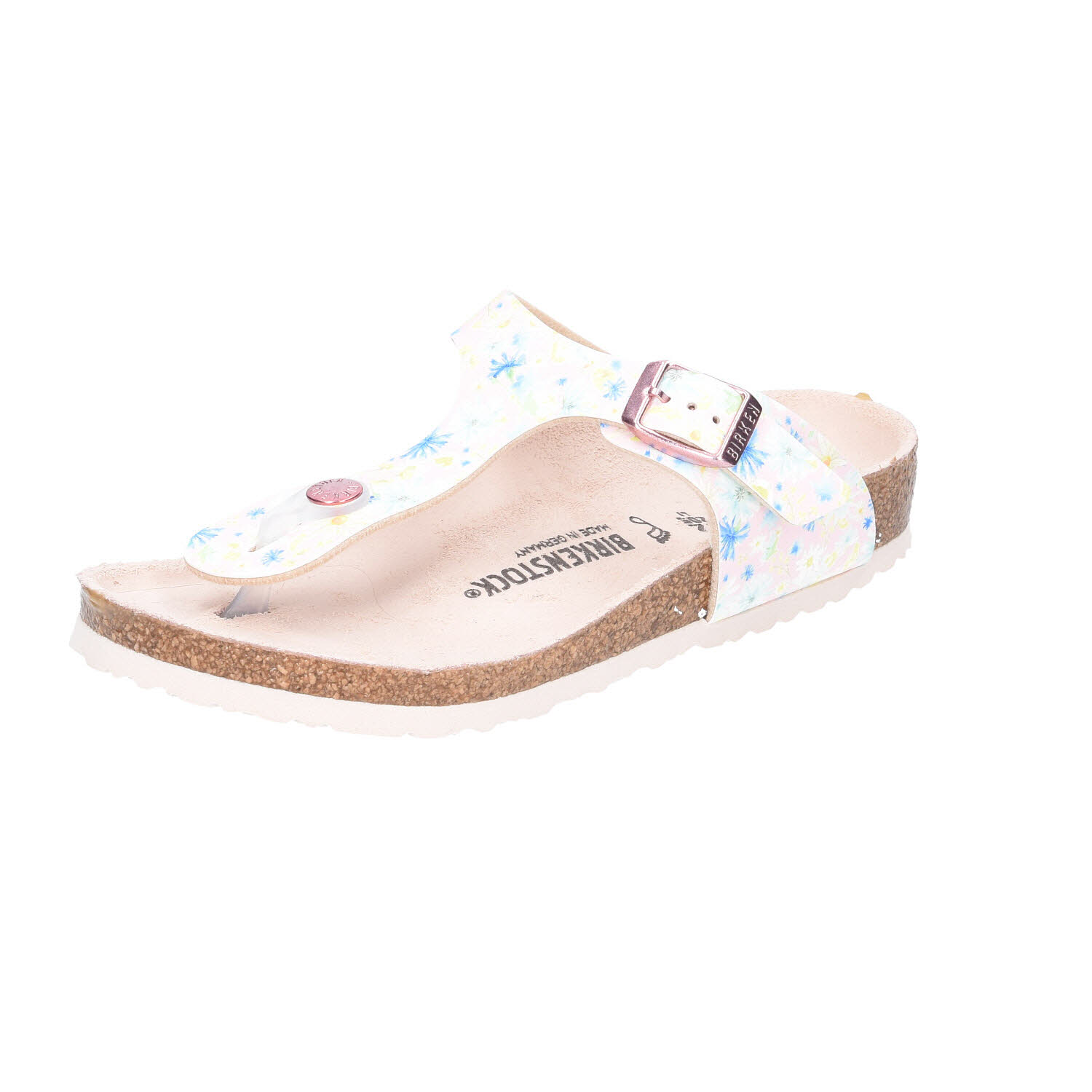 Birkenstock Gizeh Kids Summer Floral light Rose mehrfarbig Bikenst normal