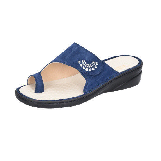 Florett Gabrielle Marine Velourleder blau