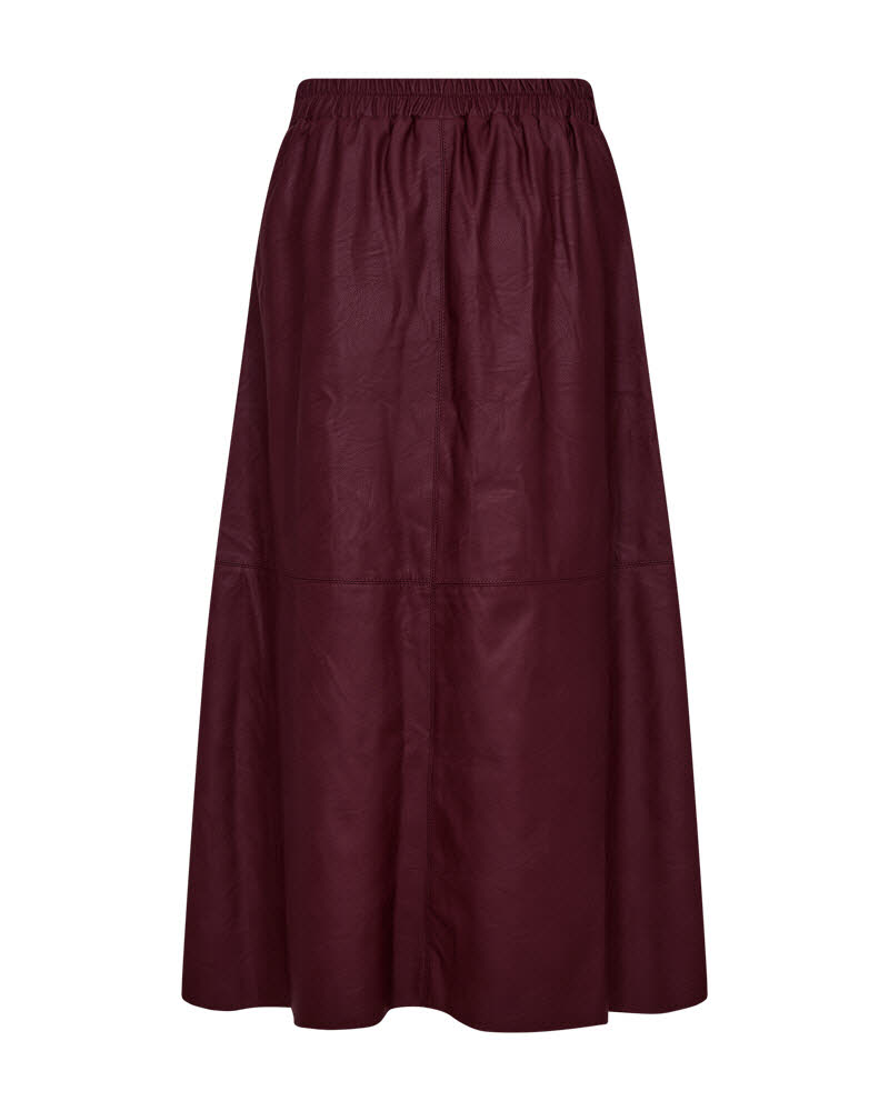 FREE/QUENT Harley Skirt Faux Leather Port Royale rot Bild 2