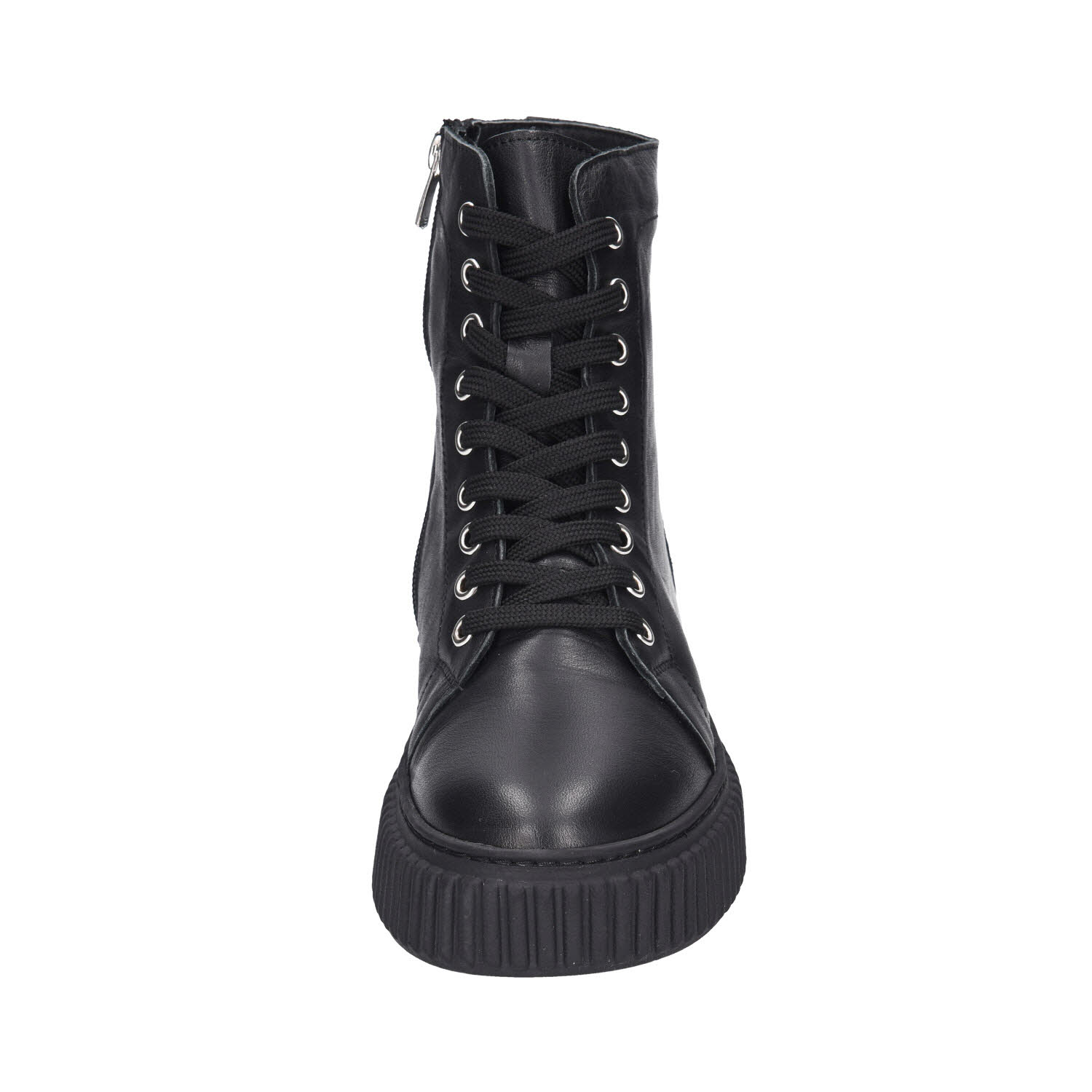 Andrea Conti Boots Leder Black schwarz Bild 5