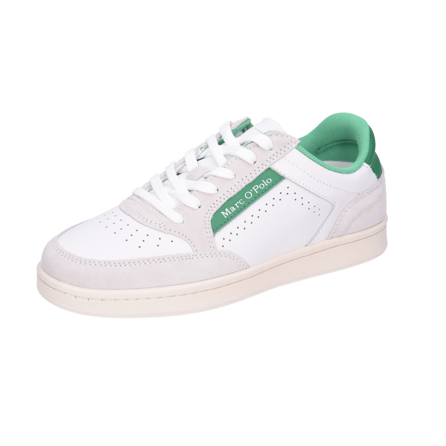 Marc O'Polo Sneaker White/Vivid Green weiß