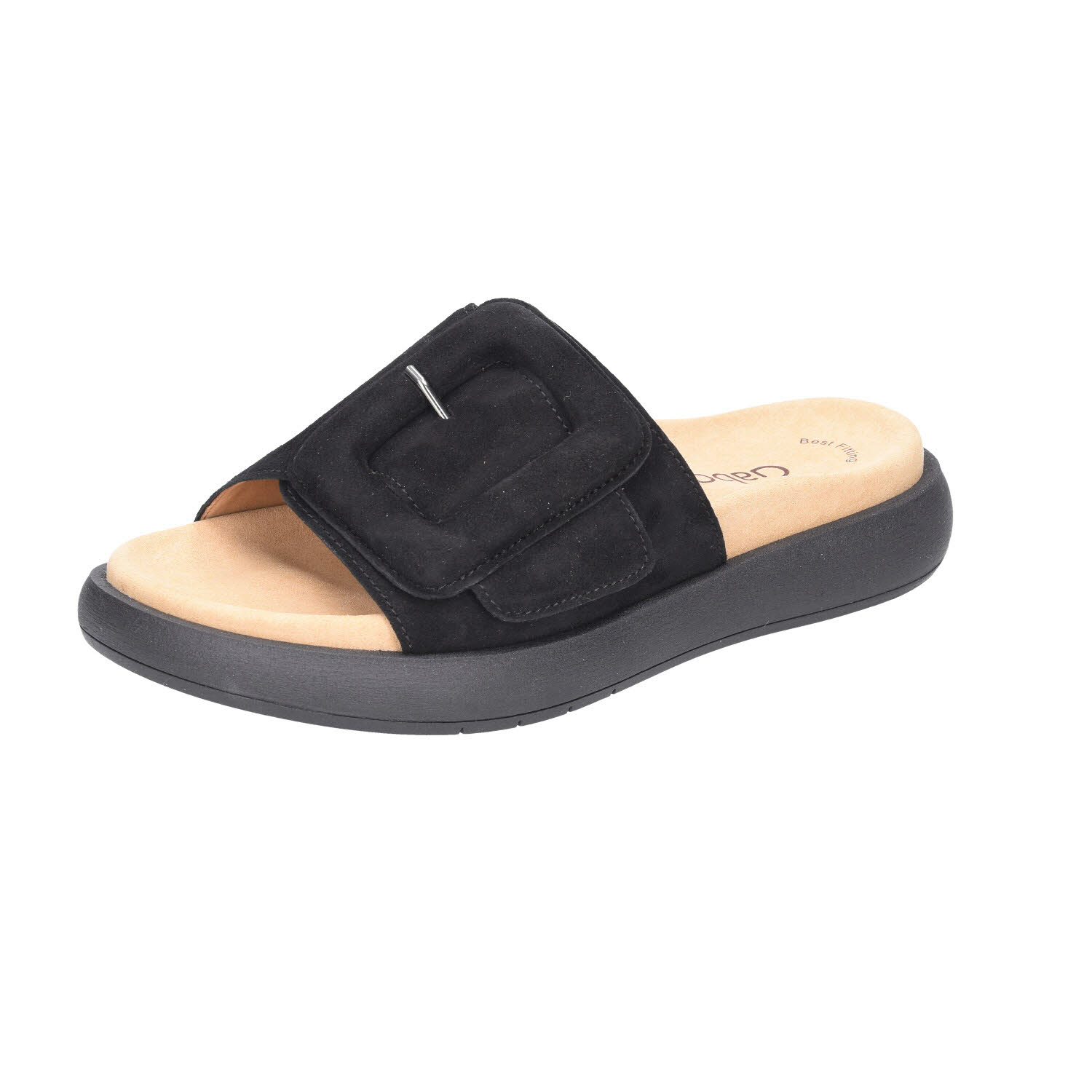 Gabor Pantolette schwarz Weite F