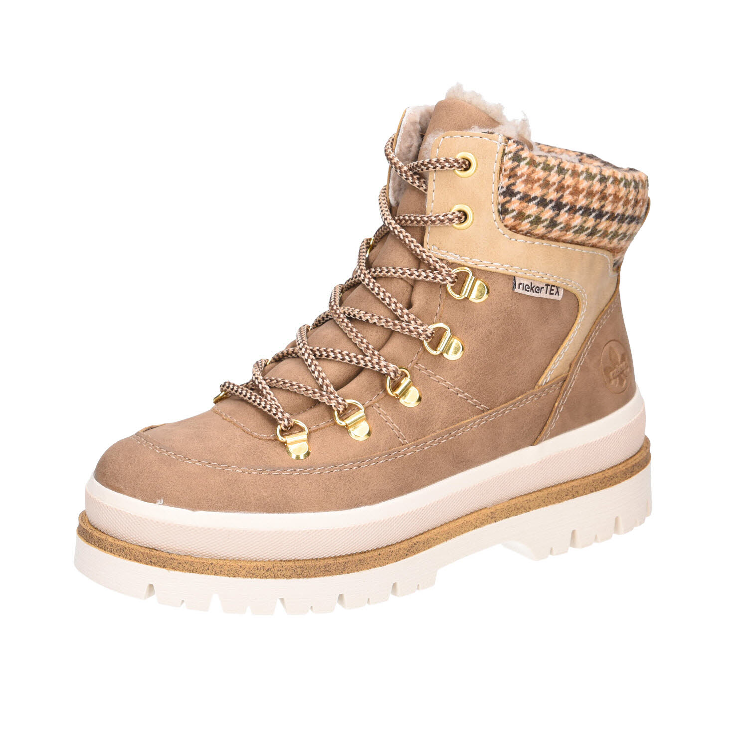 Rieker Boot warm Tex beige Weite F 1/2