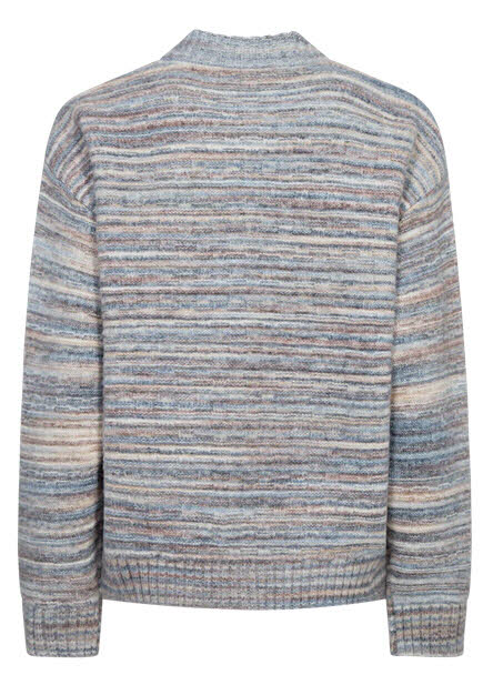 FREE/QUENT Grsclas Pullover Offwhite/Baby Blue grau Bild 2