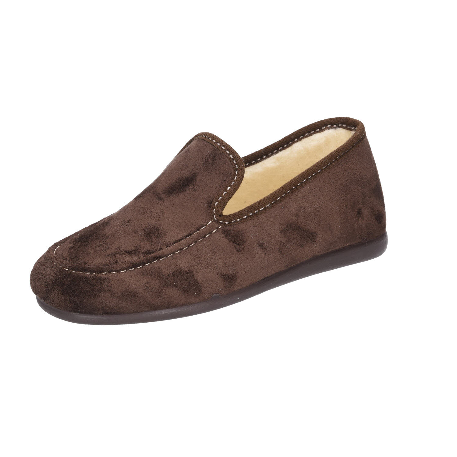 Varomed Rafael Slipper warm braun Weite G