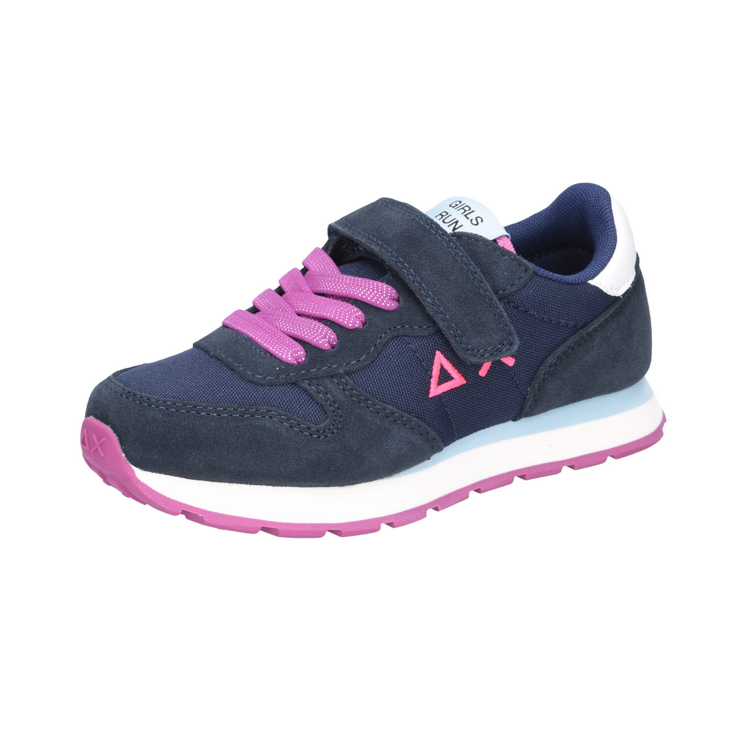 SUN68 Mini Me Girl's Ally Solid Navy Blue blau