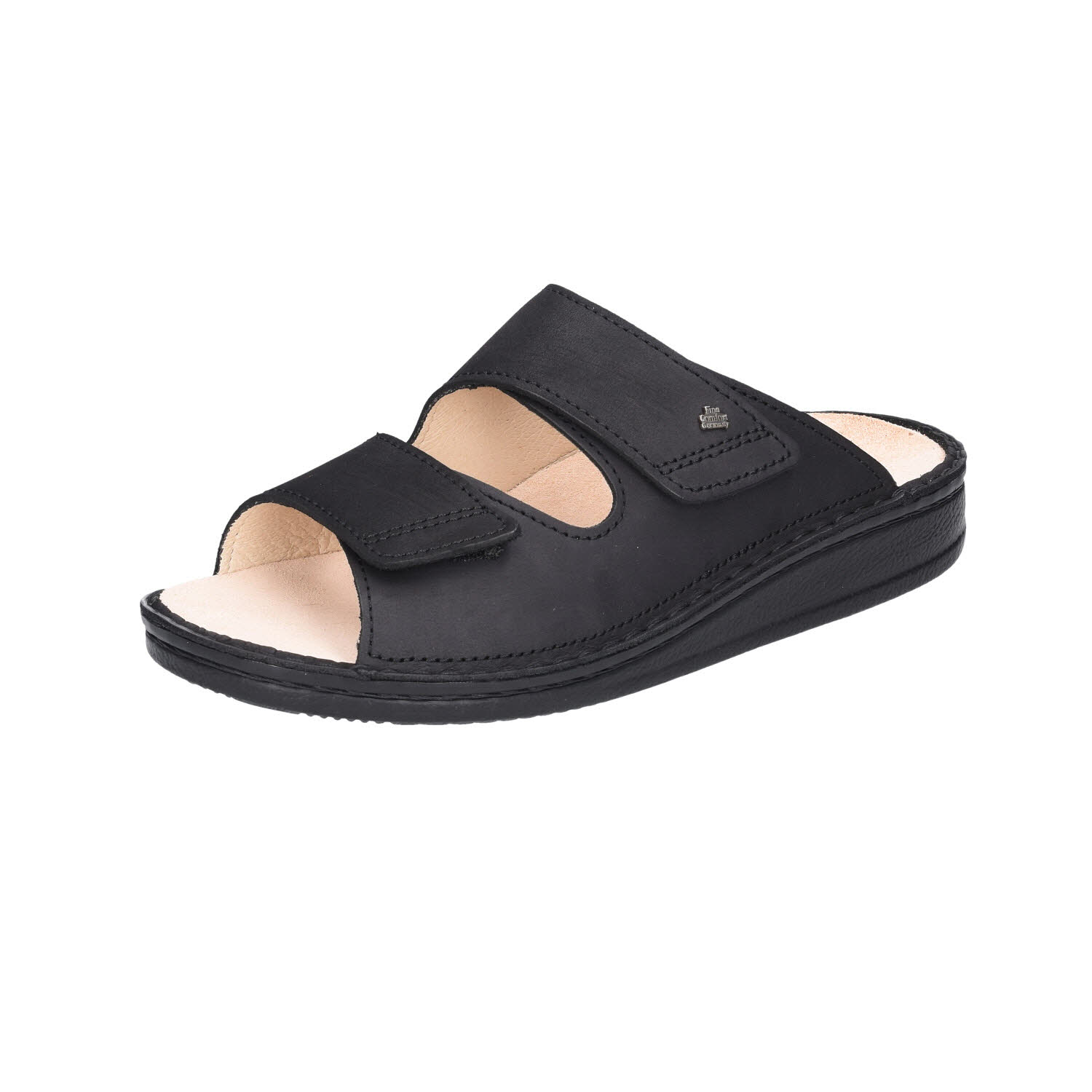 FinnComfort Riad Buggy Klett schwarz