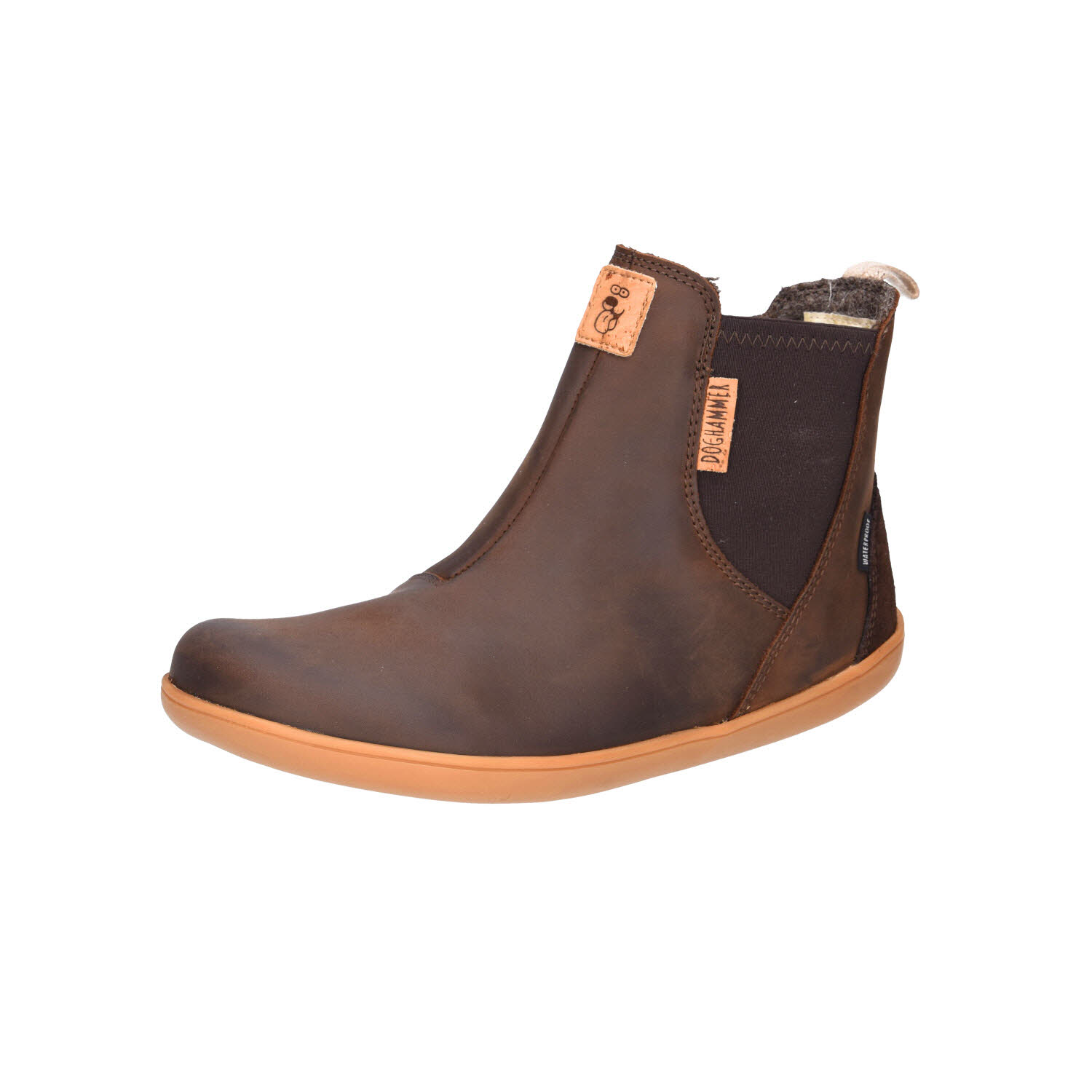 DOGHAMMER Terrar Chelsea Leather Darkbrown braun