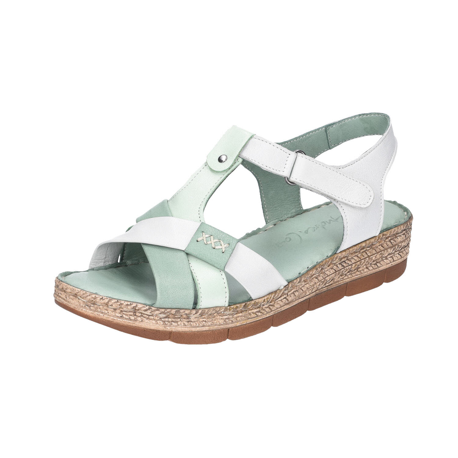 Andrea Conti Sandale Peppermint/Eis/Pastell grün