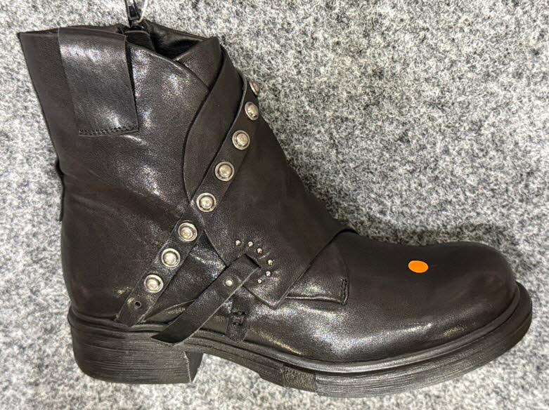 MARY & Co. Booties Black Leather schwarz