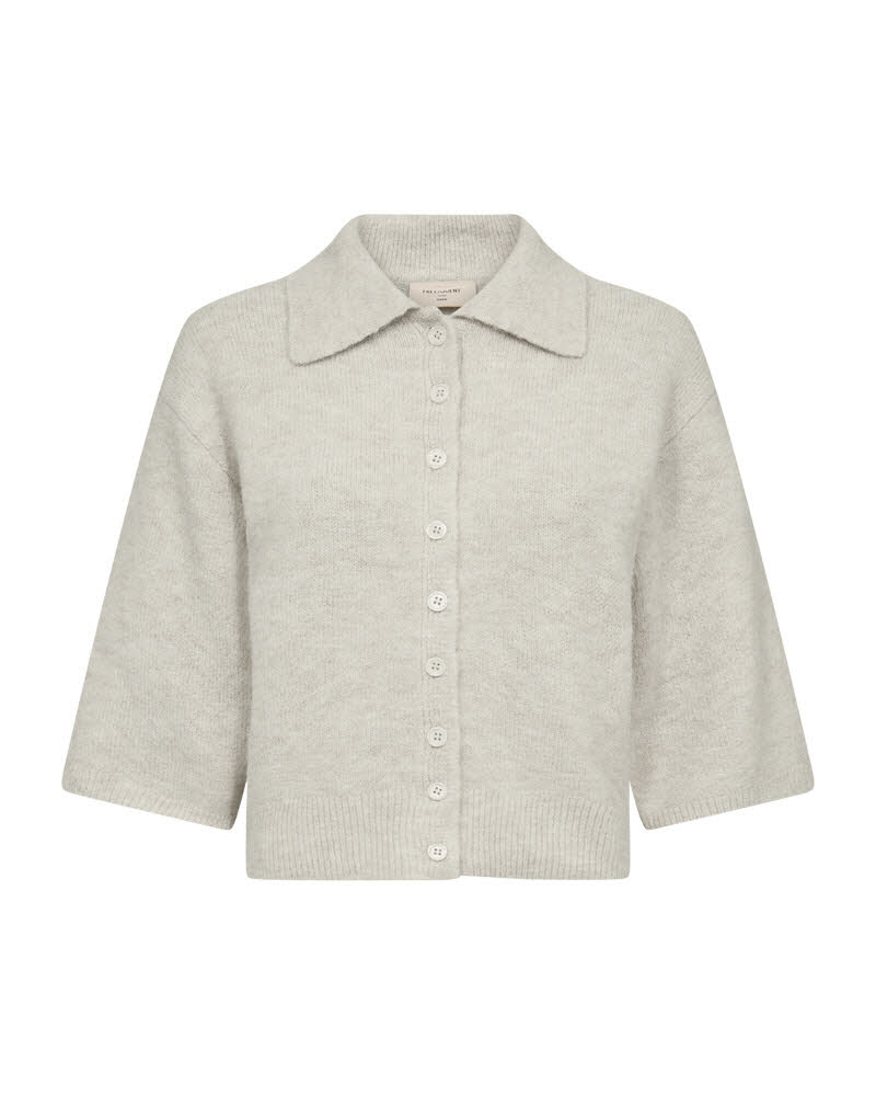 FREE/QUENT Sammie Cardigan Moonbeam Melange beige