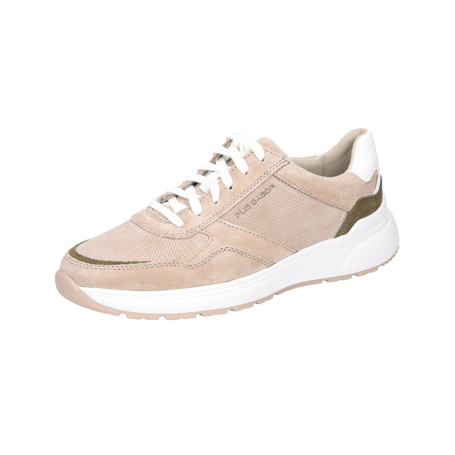 Pius Gabor Leder Sneaker Weite G + beige Weite G