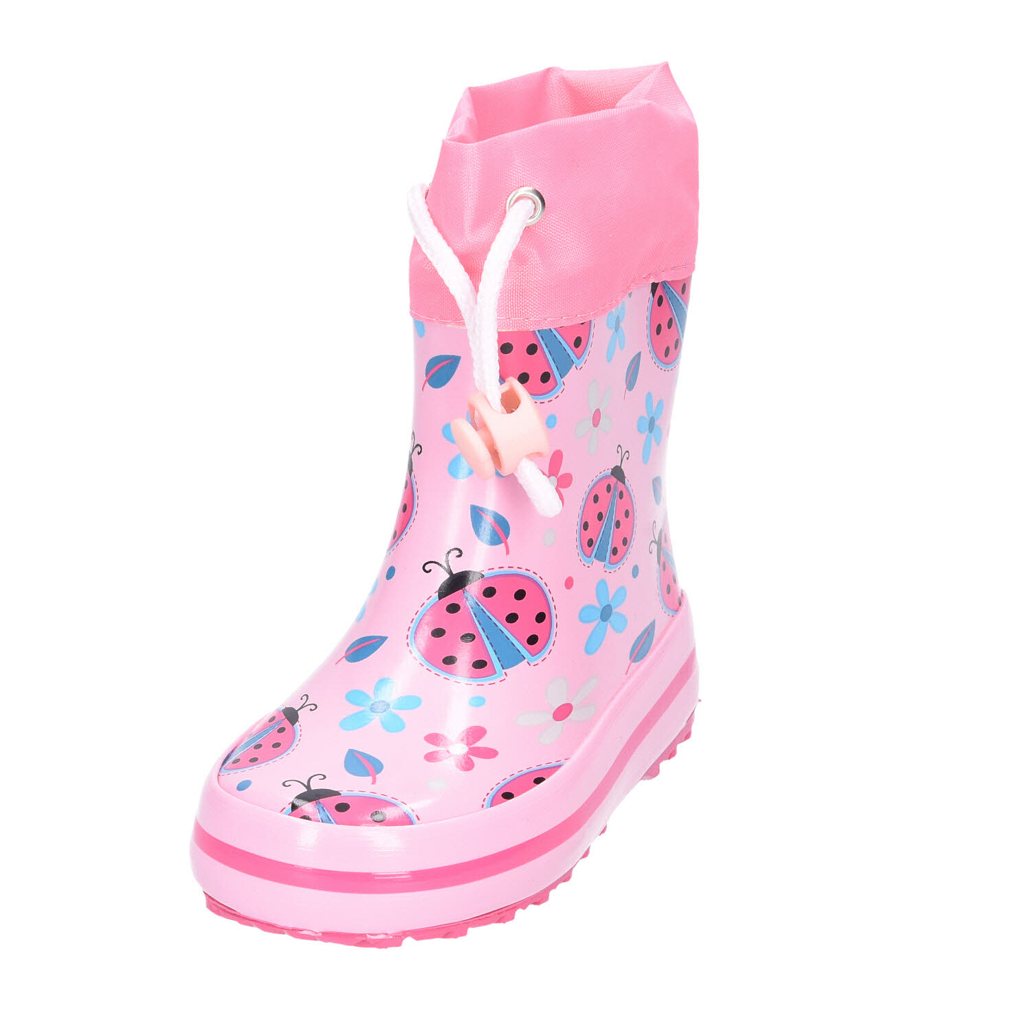 Beck Alois Gummistiefel kurz Glückskäfer, rosa pink Bild 3