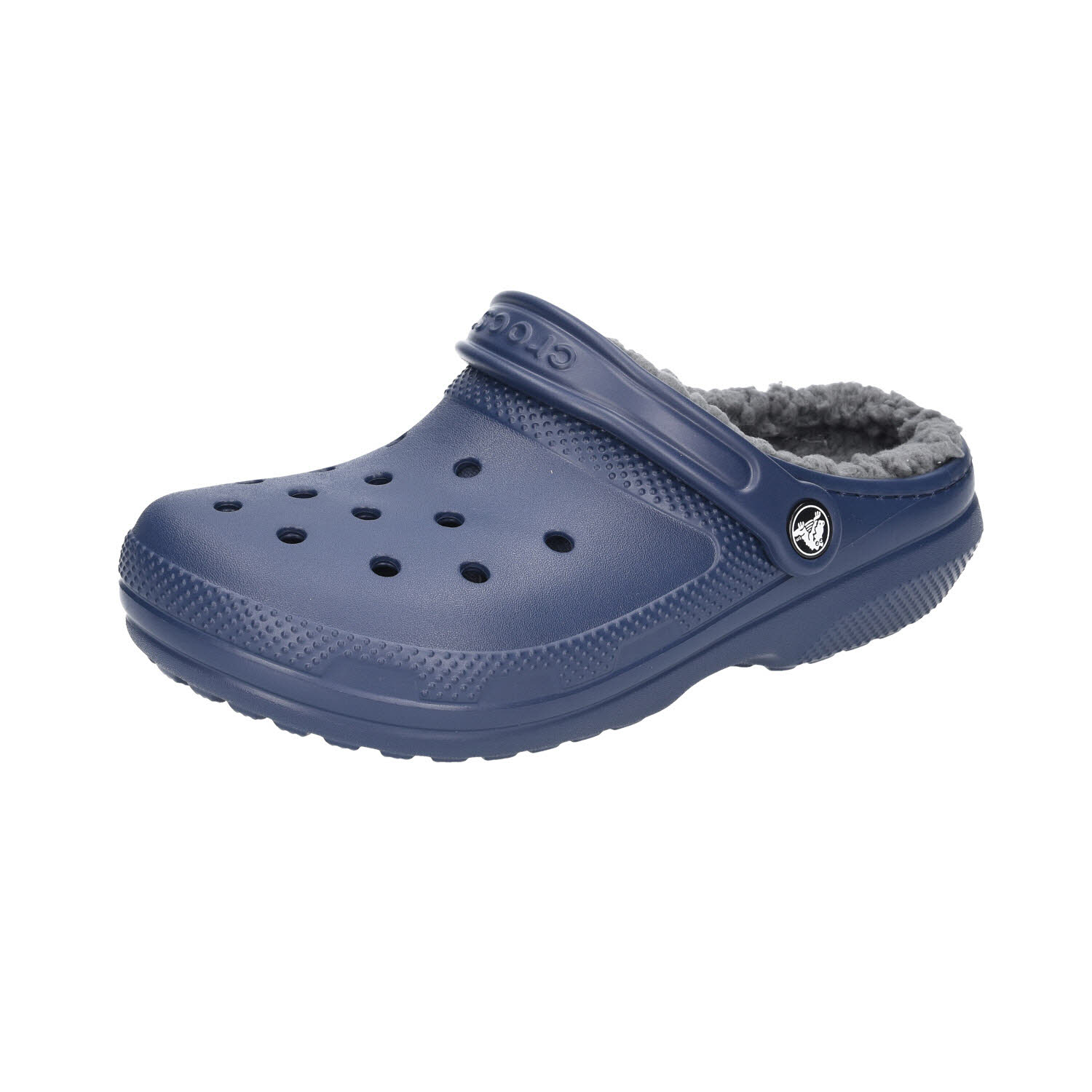 Crocs Classic Fuzz Lined Navy Charcoal blau