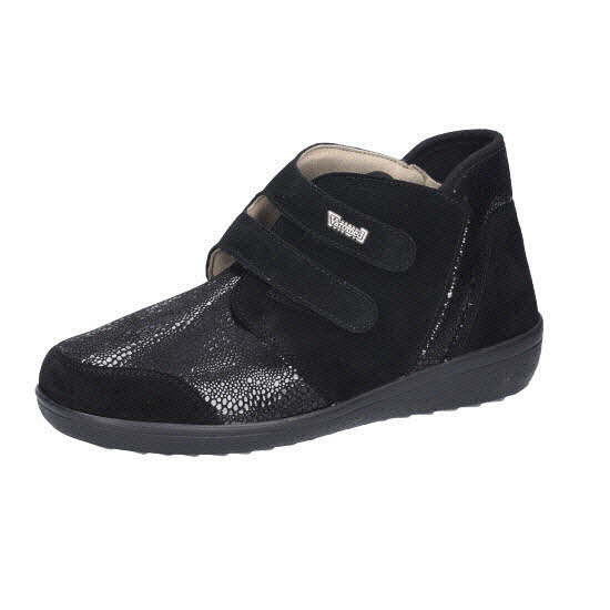 Varomed Lyon K Weite Velourleder schwarz Weite K