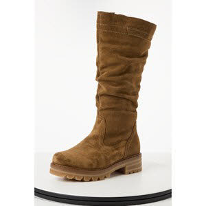 Tamaris Langschaftstiefel Cigar Suede braun