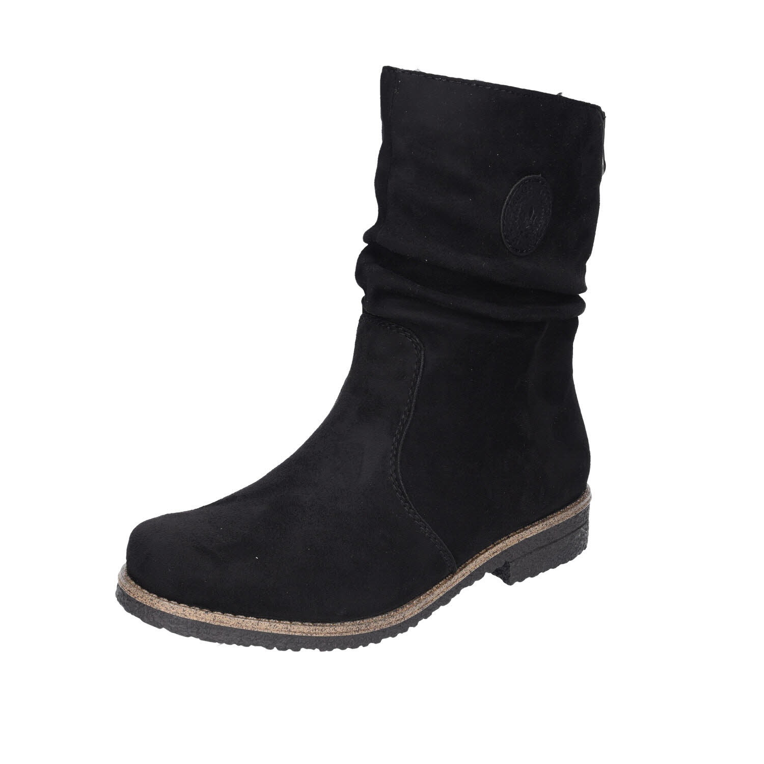 Rieker Damen Stiefel warmfutter schwarz Weite F 1/2