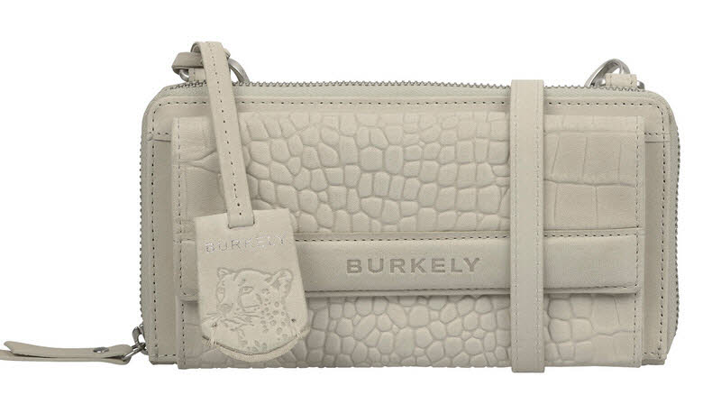 Burkely Cayla Casual Phone Wallet Offwhite schwarz