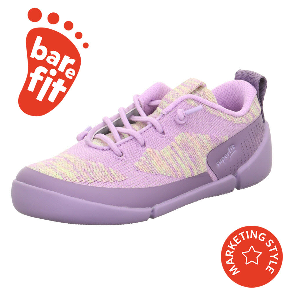 Superfit Vento Weite W Barefoot Lila violett WMS-Weit