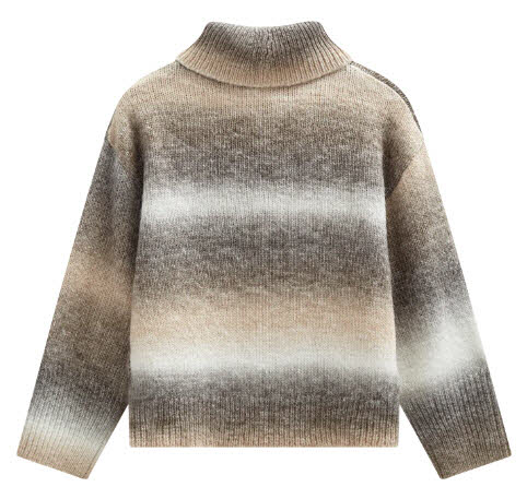 FREE/QUENT Sasu Rollkragen Morel Silver beige Bild 2